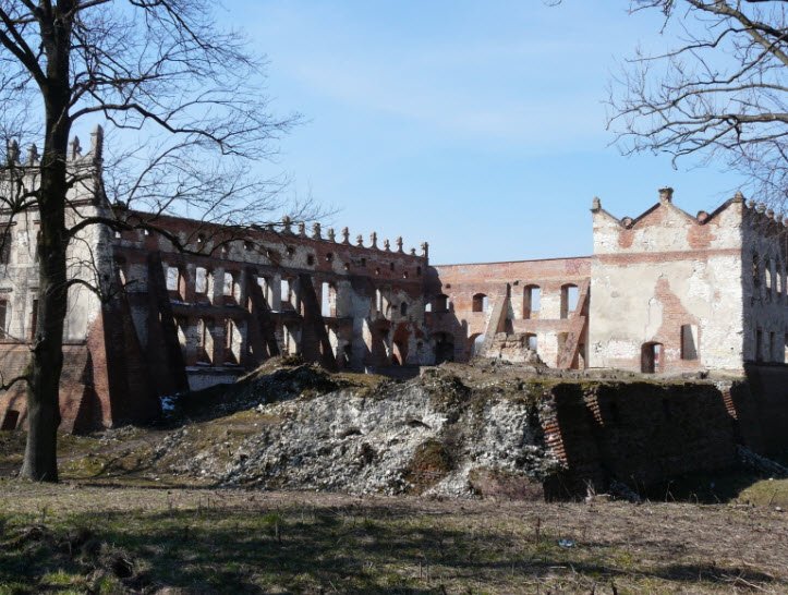 Ruiny zamku w Krupem, Krupe, Poland, Poland